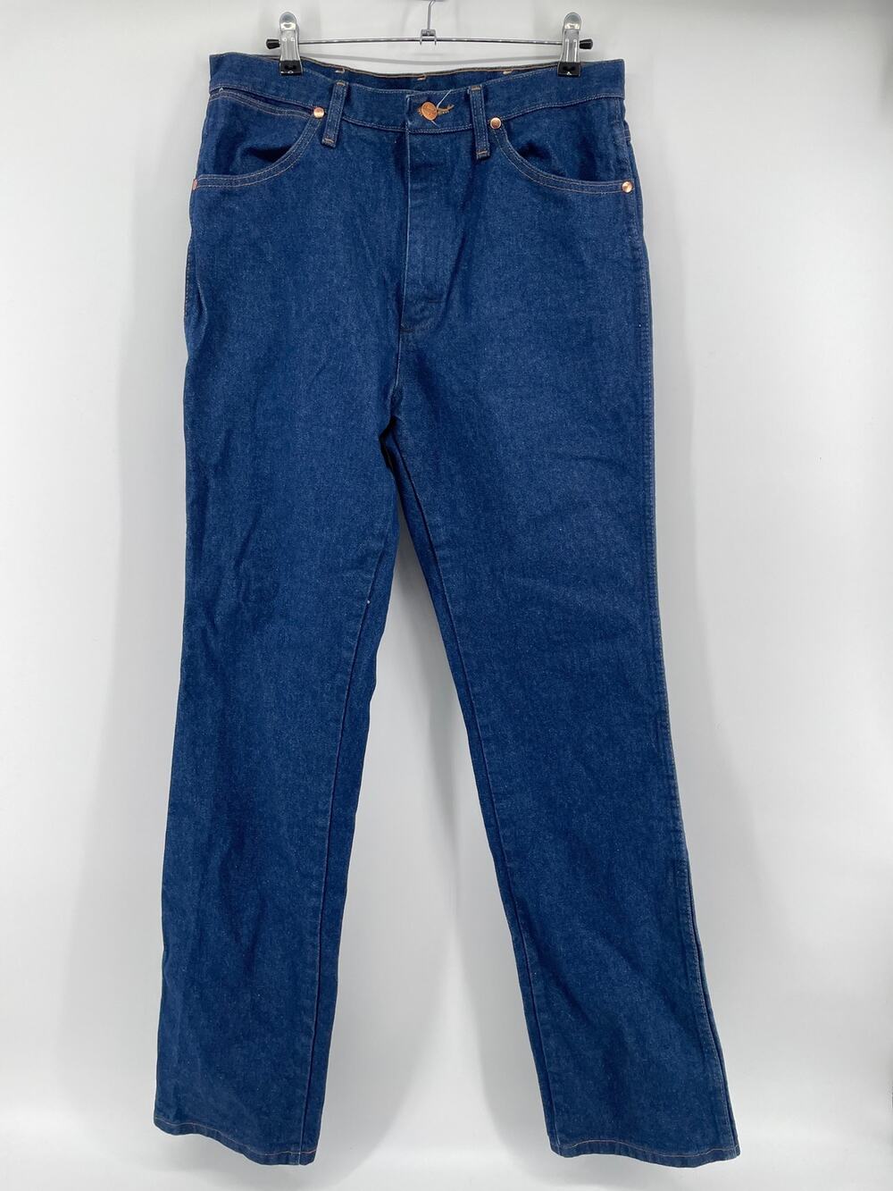 Wrangler Cowboy Cut Jeans Men’s 34x34 Medium Wash Bootcut Western Chore